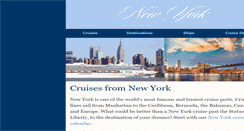 Desktop Screenshot of newyorkcruiseguide.com