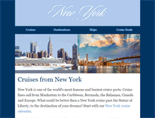 Tablet Screenshot of newyorkcruiseguide.com